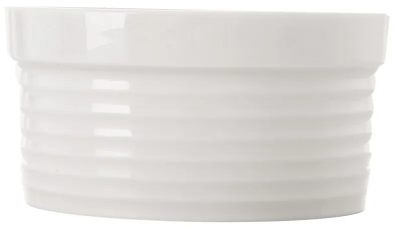 Forma do pieczenia średnica 9 cm, porcelana, biała, 12 szt