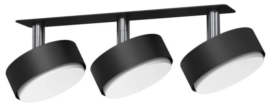 Brosline 3262 - Wpuszczana oprawa punktowa DROP 3xGX53/9W/230V czarna