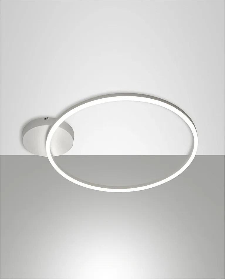 GIOTTO nowoczesna lampa sufitowa LED 36W biała 3508-61-102 Fabas Luce