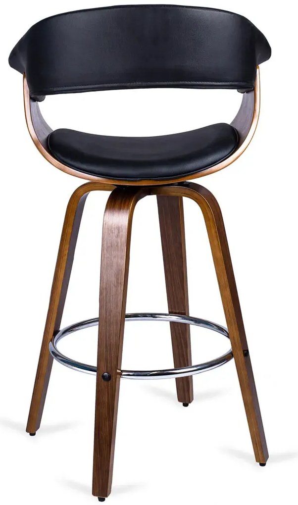 Nowoczesny drewniany hoker kuchenny w stylu loft - Octop