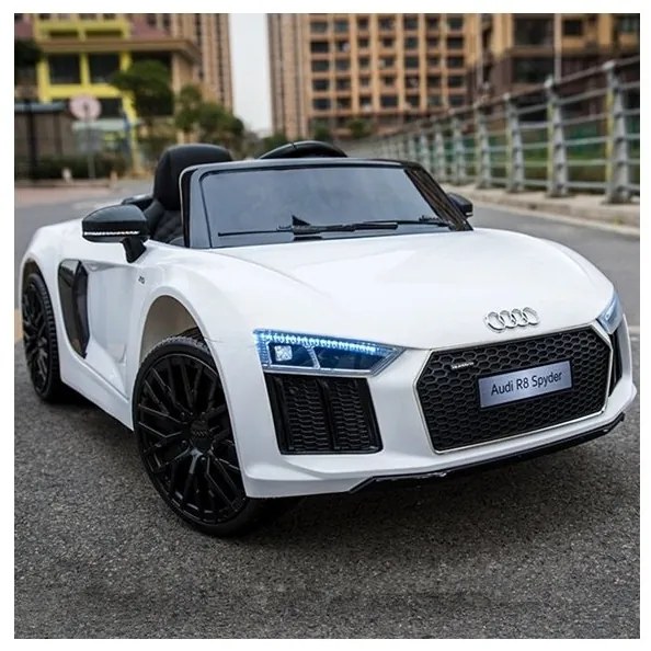 Auto na akumulator audi r8 spyder biały