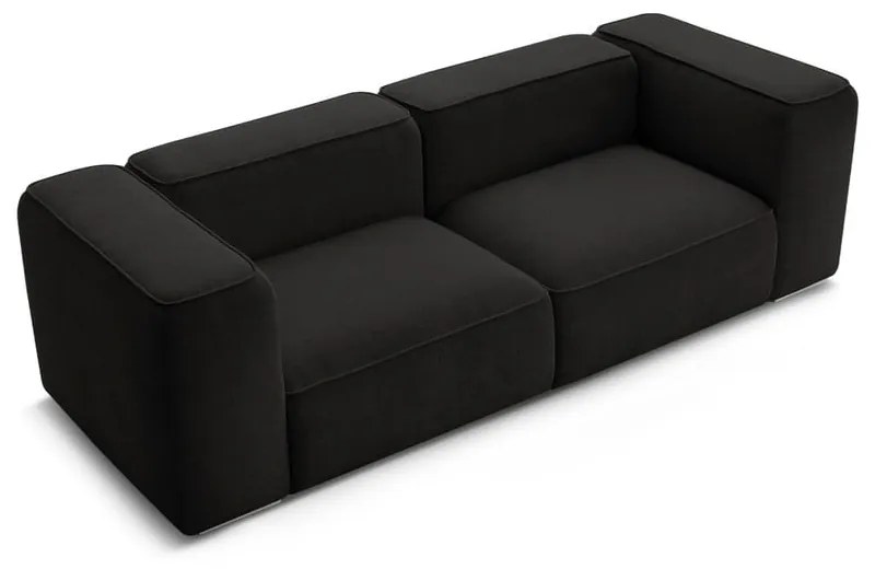 Czarna sofa 255 cm Zephyr – Bobochic Paris