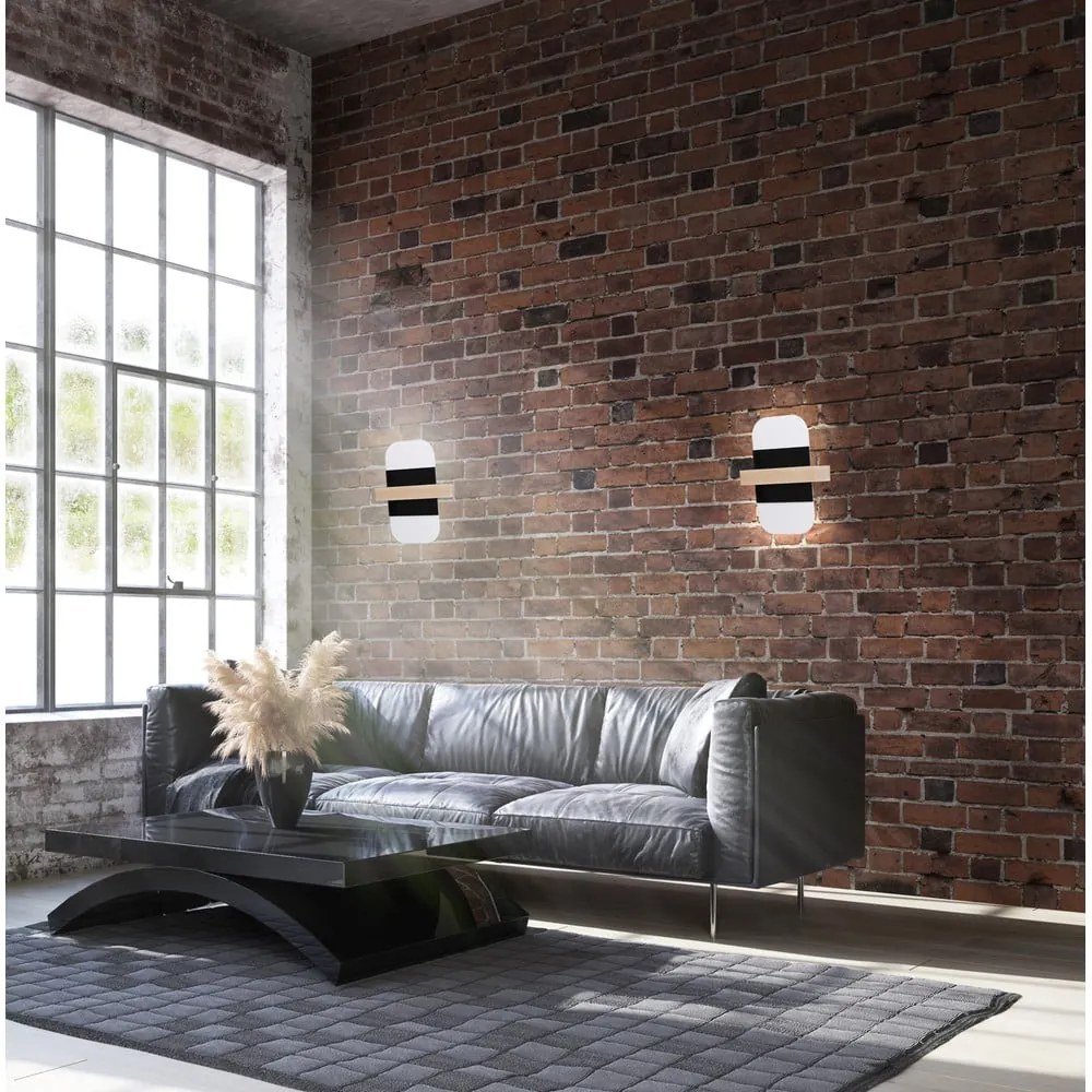 Czarno-biały kinkiet LED April – Candellux Lighting