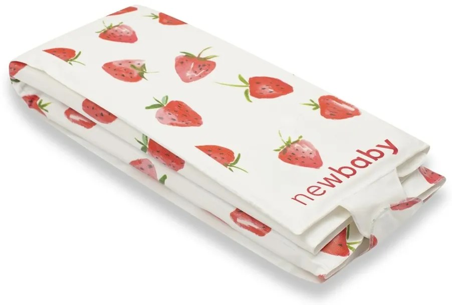 Przewijak podróżny New Baby Basic Straw berry, 40x 59 cm
