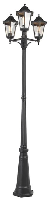 Wiejska latarnia zewnętrzna czarna IP44 - Nowy Orlean 3