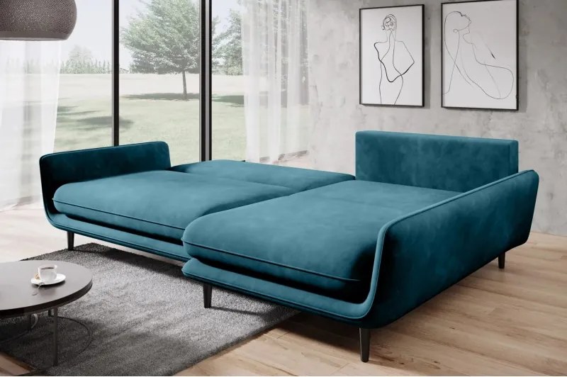 Narożnik SOLANO funkcja spania pojemnik poduszki Element 14 WERSAL