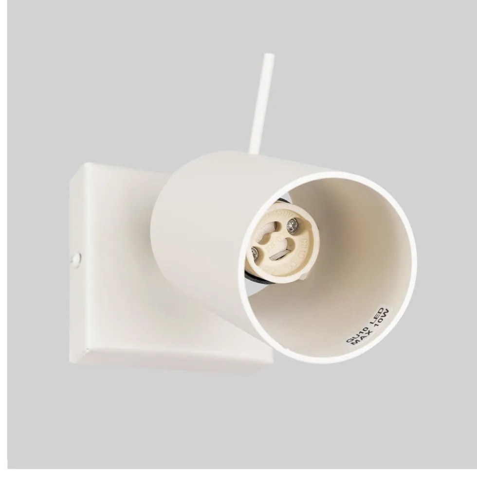 Kremowa lampa punktowa 8x16 cm Etna – Sollux