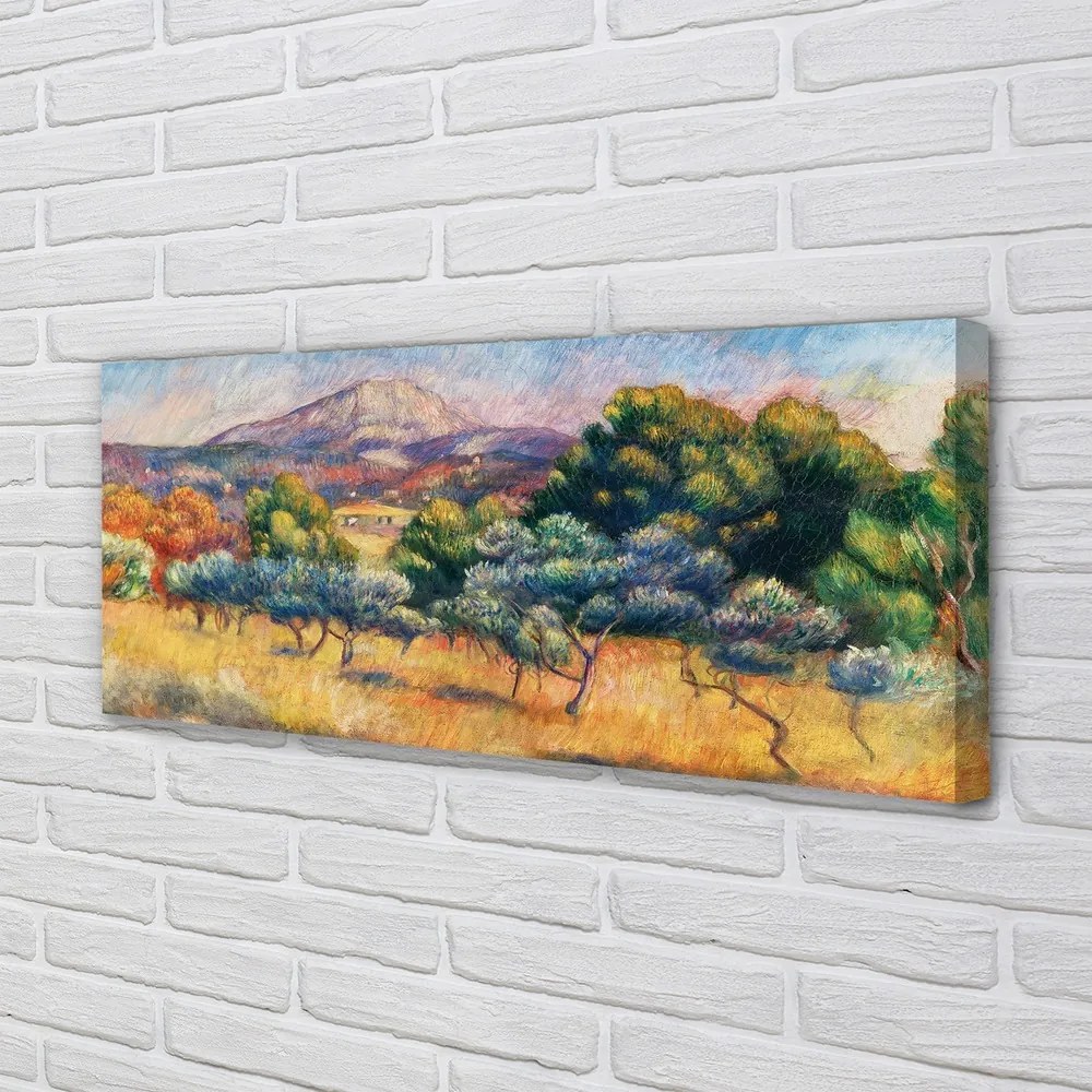 Duży obraz na płótnie Góra Świętej Wiktorii - Pierre Auguste Renoir