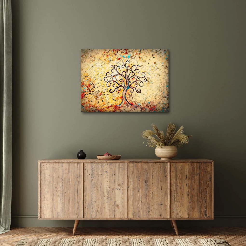 Obraz - Mozaika drzewo życia (70x50 cm)