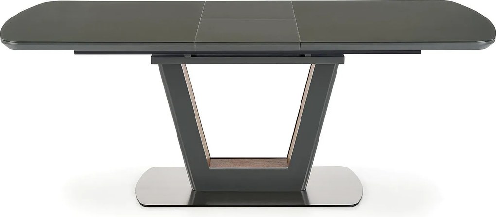 Stół BILOTTI 160(200)x90 antracyt mat/orzech rozkładany