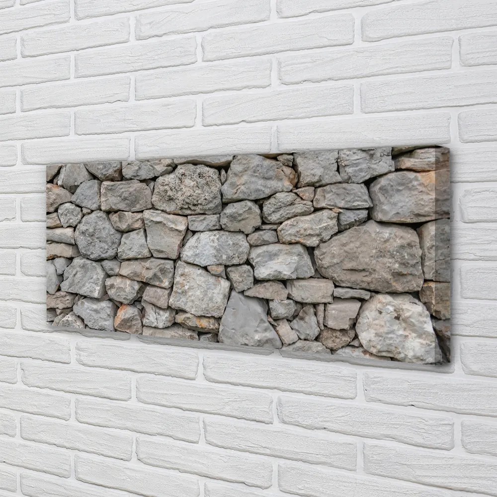 Obraz na płótnie Mur z Naturalnego Kamienia