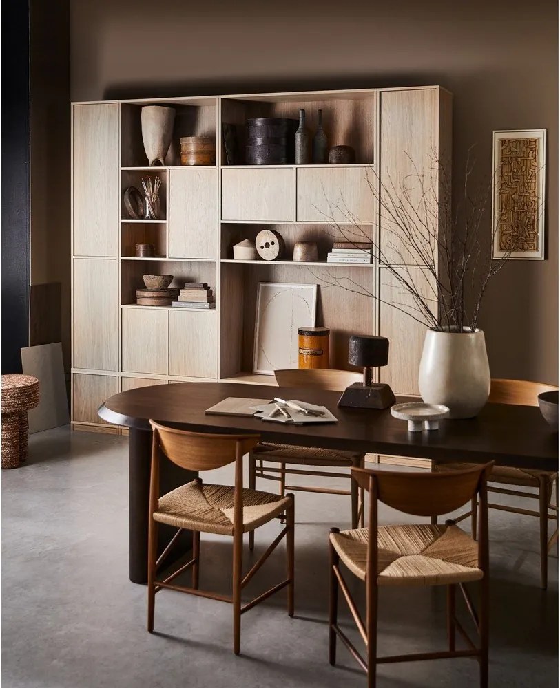 Regał modułowy w dekorze dębu 77x199 cm Modulair – vtwonen