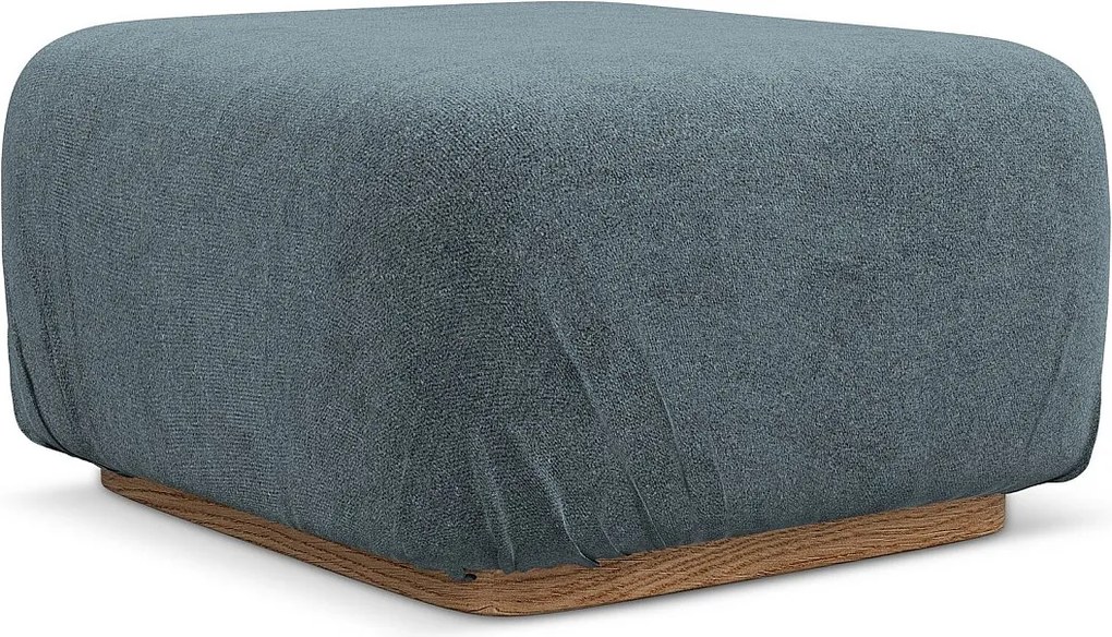 Pufa - z tkaniny bouclé - jeans - AILANI