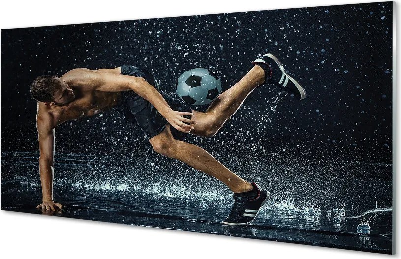 Szklany Panel Pasja Gry w Deszczu