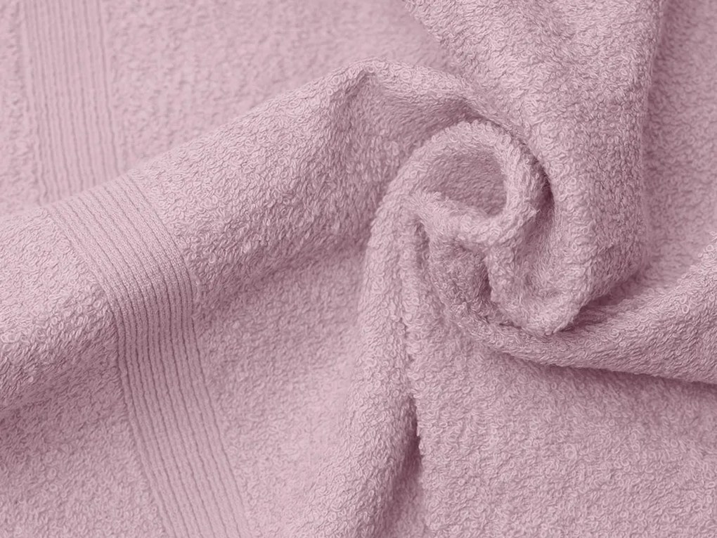 Ręcznik ELEGANZA 50x100 cm różowy, 100% bawełna