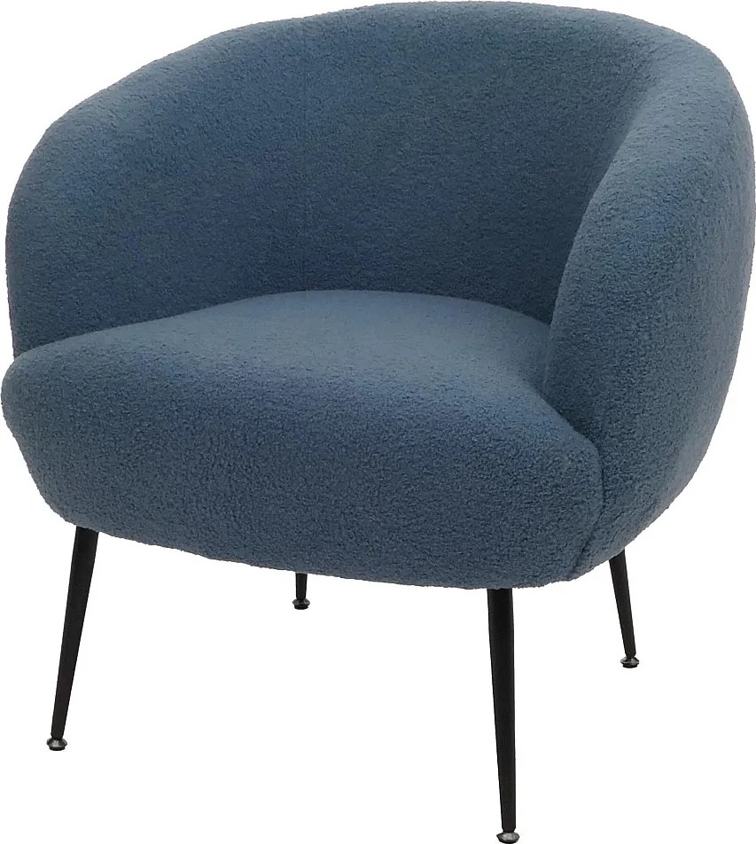 Fotel wypoczynkowy MCW-O37,  niebieski