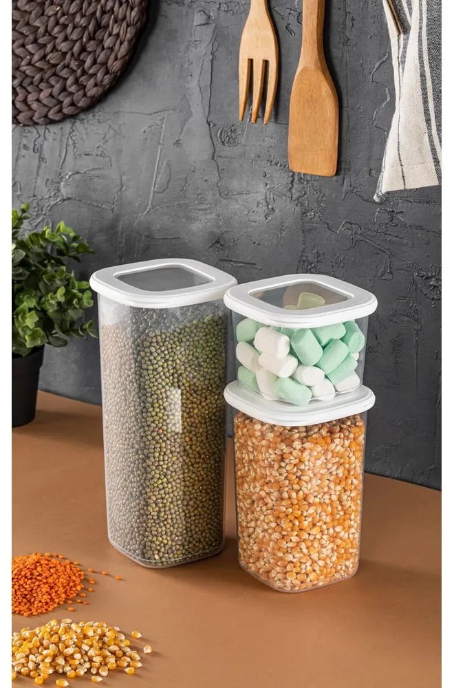 Pojemniki na żywność 3 szt. na żywność Fresco – Hermia