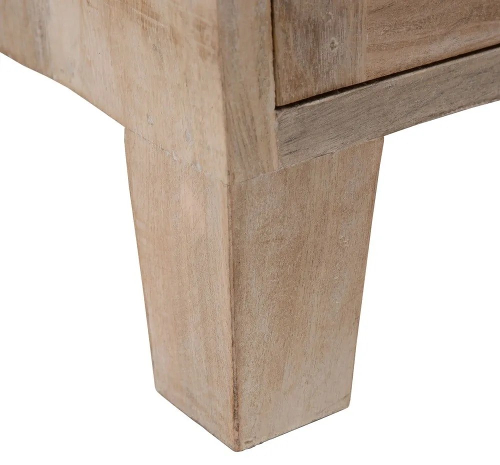 Witryna z litego drewna mango w naturalnym kolorze 160x71 cm – Ixia