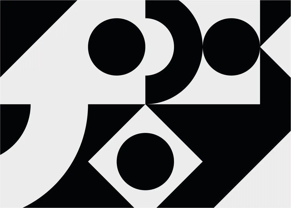 Obraz - Abstrakcja geometryczna N⁰1 (70x50 cm)