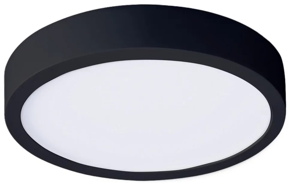 Solight WD174-B - LED Plafon LED/24W/230V 3000/4000/6000K czarny okrągły