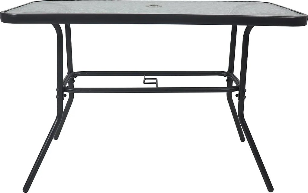 Szklany stół ogrodowy stołowy 110x55