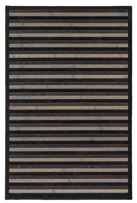 Szary bambusowy dywan 60x90 cm – Casa Selección
