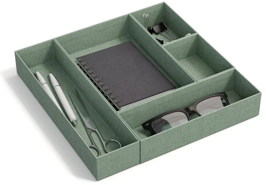 Kartonowe organizery do szuflady zestaw 5 szt. Emma Paper Laminate – Bigso