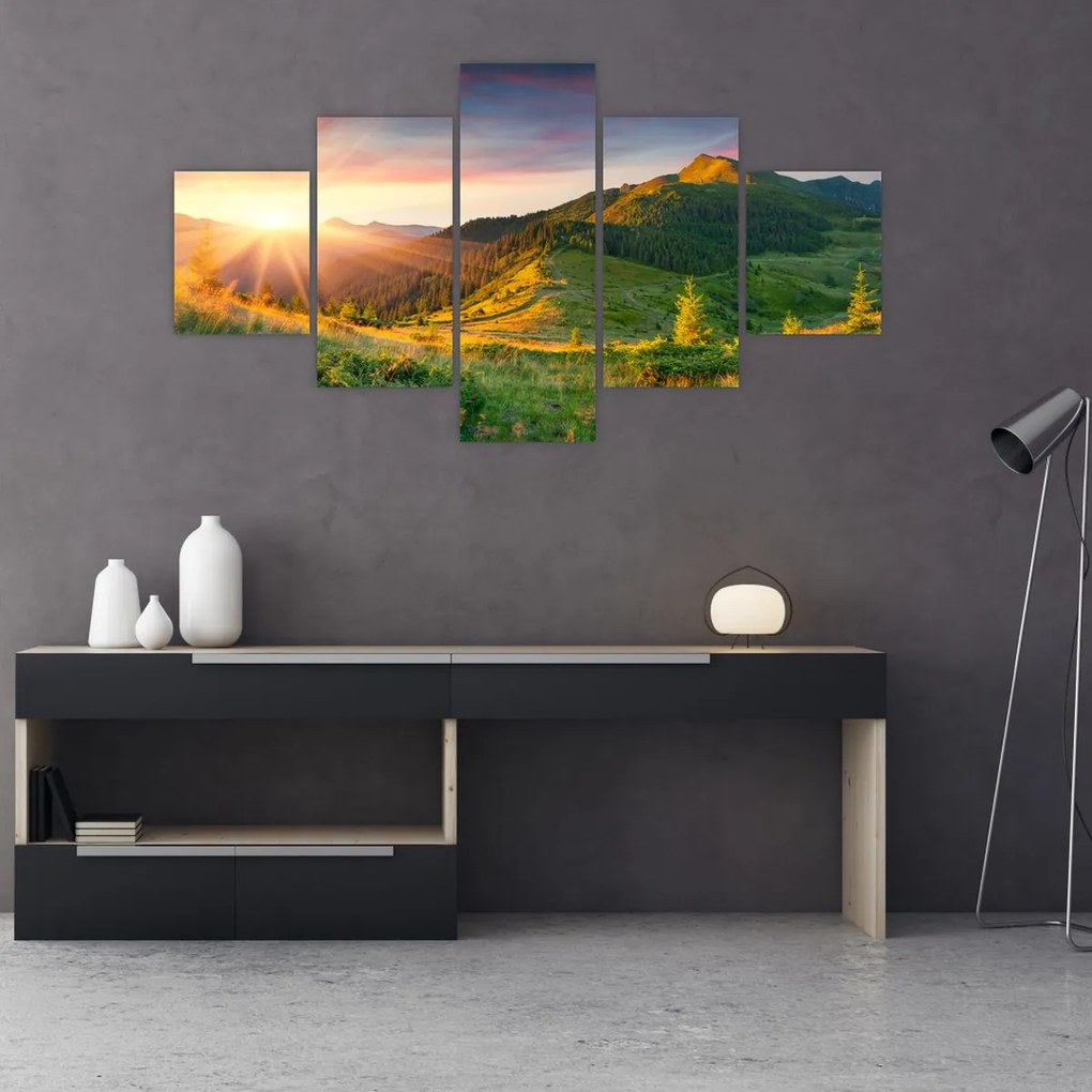 Obraz - Letni krajobraz (125x70 cm)