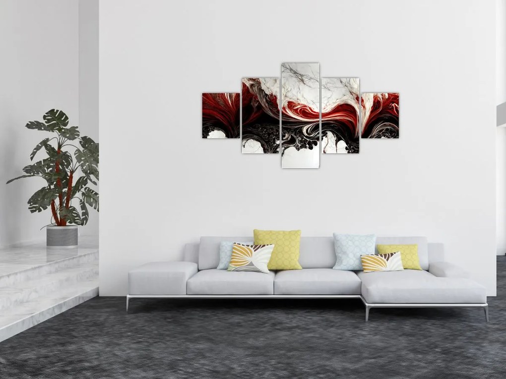 Obraz - Nowoczesna abstrakcja (125x70 cm)