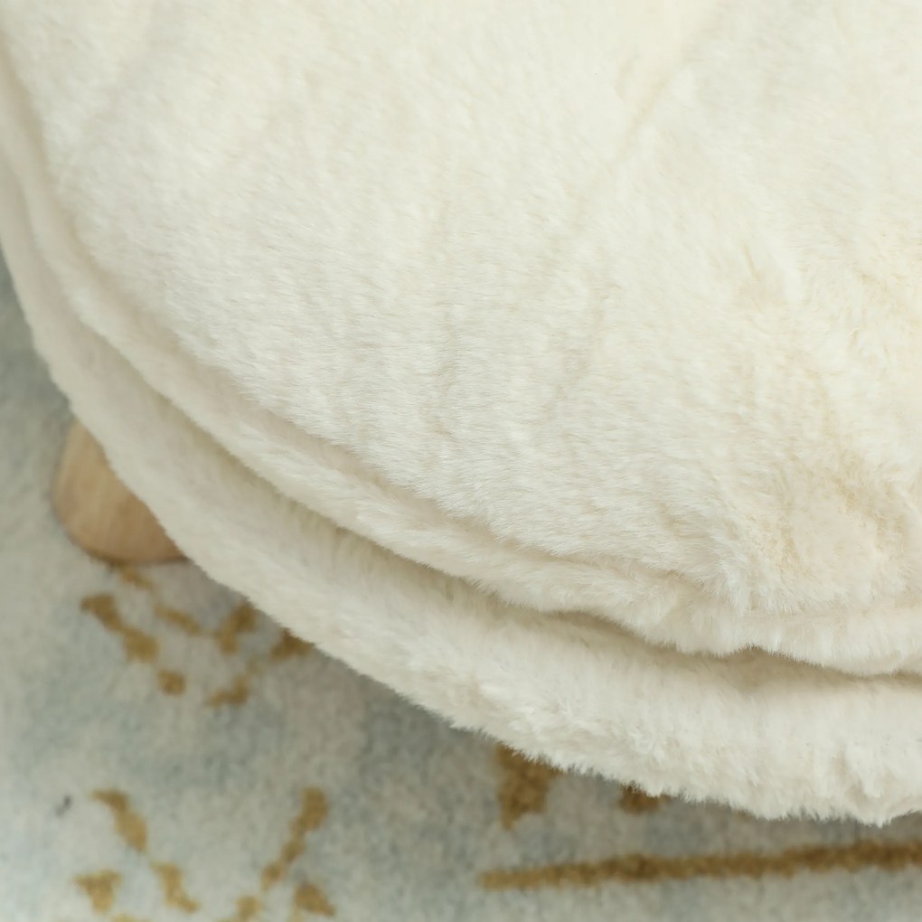 PawHut Legowisko dla Psów i Kotów, Miękka i Pralna Poduszka, Ochronny Brzeg, 40,5 x 40,5 x 33 cm