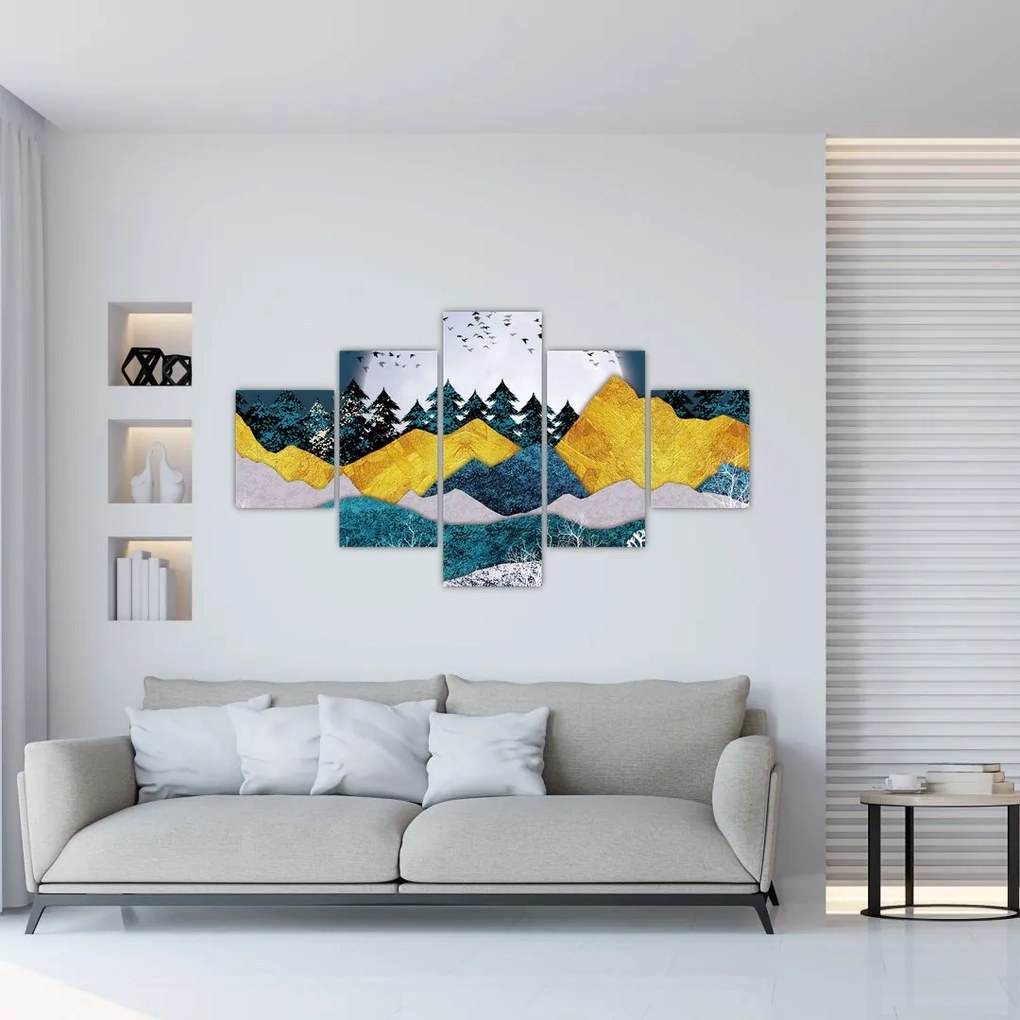 Obraz - Krajobraz polarny (125x70 cm)