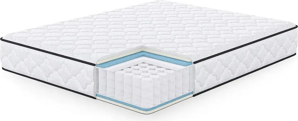 Materac sprężynowy z pokrowcem 140x200 cm  D8-L71