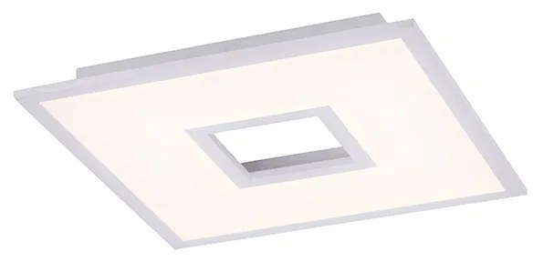 Designerska lampa sufitowa biała RGB w komplecie z LED 45 cm - TileDesignerski Oswietlenie wewnetrzne