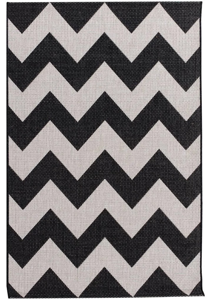Dywan Modern Chevron black/beige160x230cm