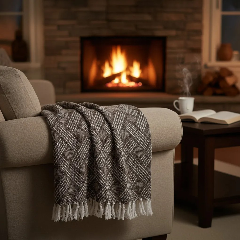 Narzuta bawełniana, 150 x 125 cm