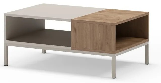 Kremowy stolik 56x90 cm Cailin – Marckeric