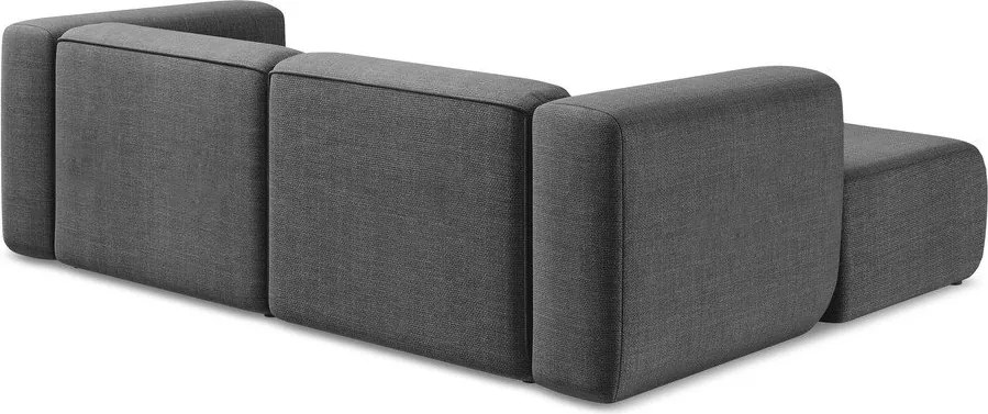 Szary narożnik (lewostronny/z szezlongiem) Ekahi – Makamii