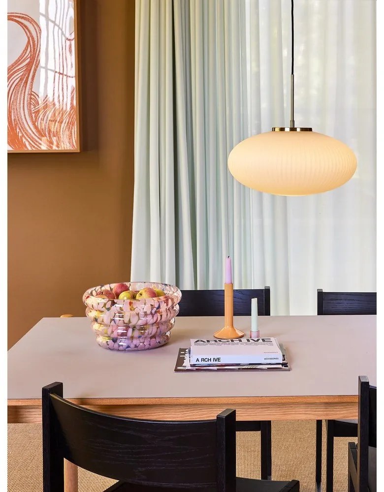 Stół z litego drewna dębowego 107x190 cm Oblique – Hübsch