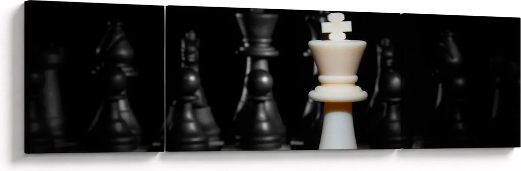 Obraz - Szachy (170x50 cm)