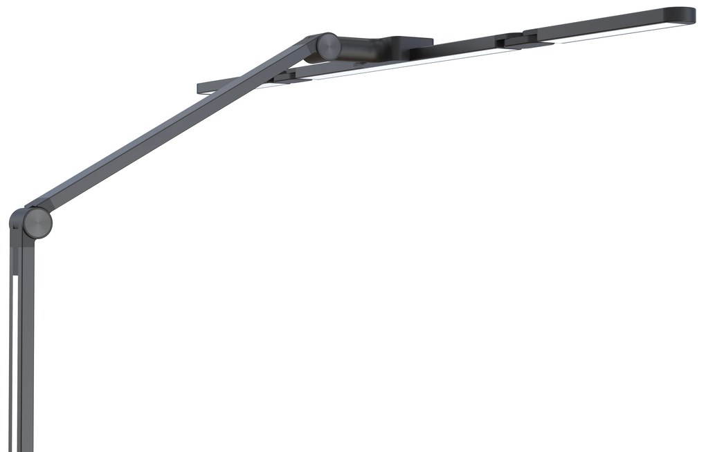 Lampa LED na biurko CLARIO, zacisk, pilot zdalnego sterowania