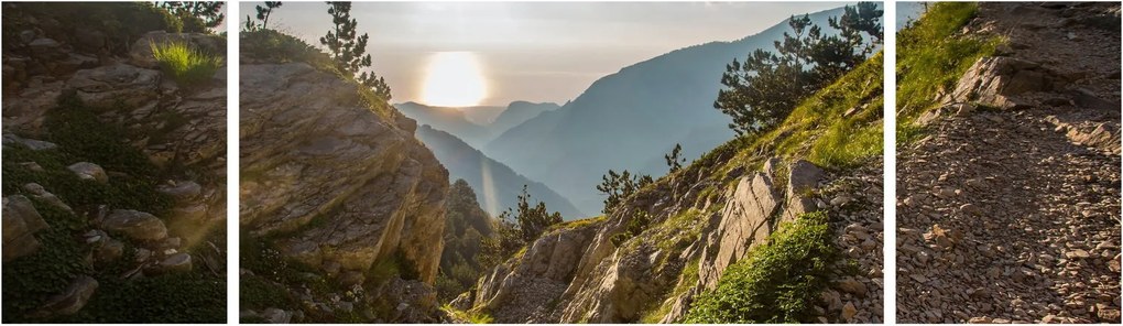 Obraz - Góra Olimp (170x50 cm)