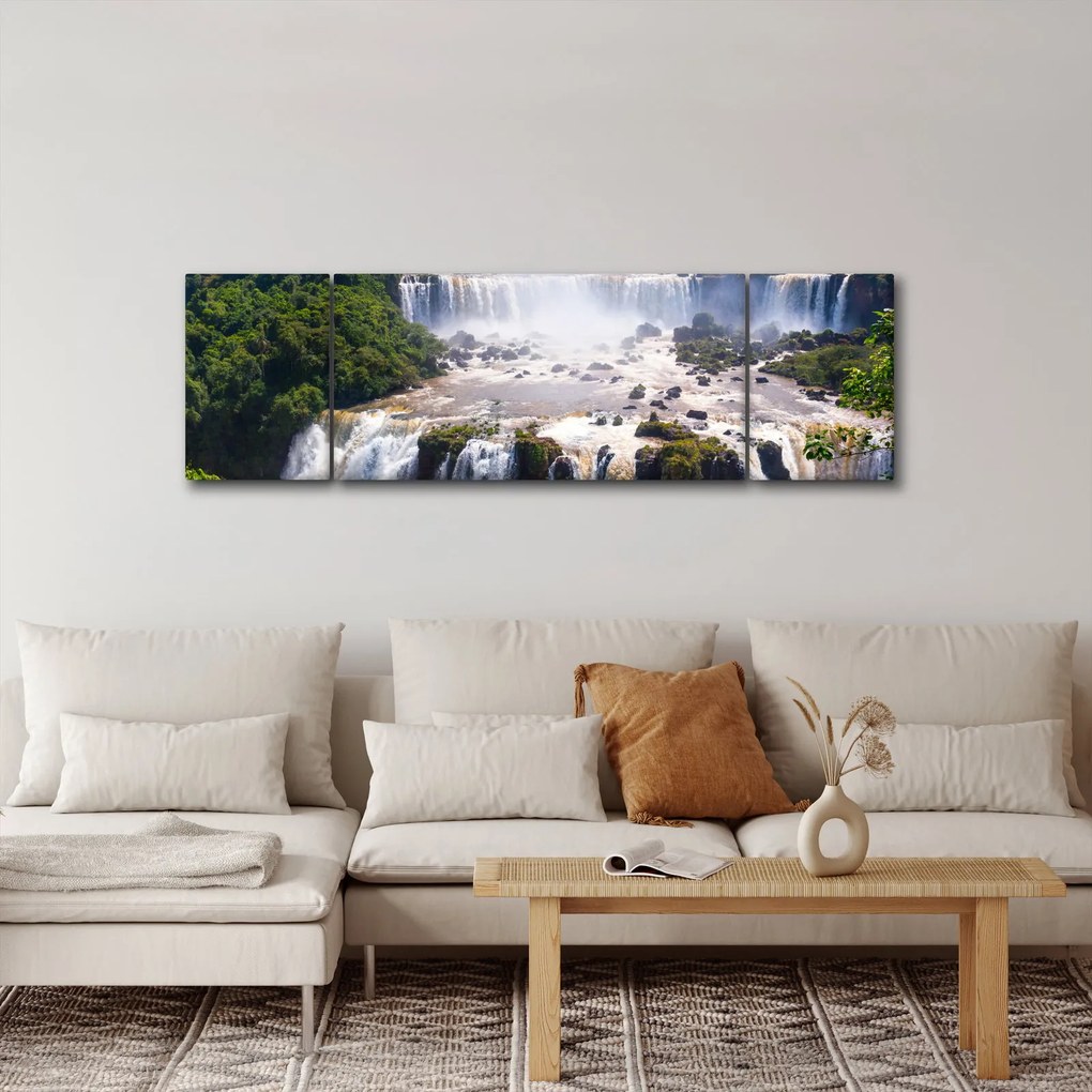 Obraz wodospadu Iguassu (170x50 cm)