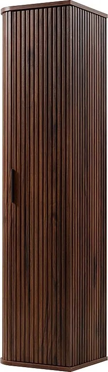 Szafka łazienkowa wisząca, dąb orzech, 35,5 x 139 x 31,5 cm