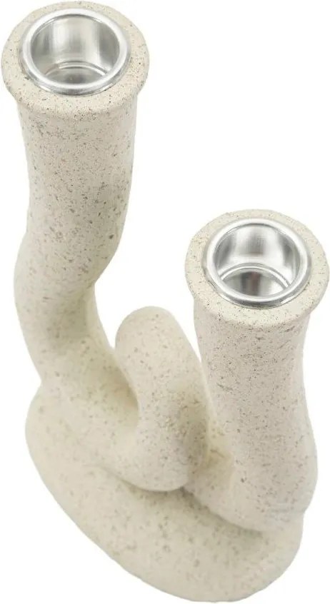 Świecznik z żywicy polimerowej Stons – Mauro Ferretti