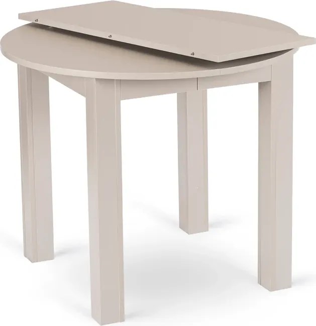 Stół Okrągły Rozkładany HARRY 102-142 cm Kaszmir Japandi