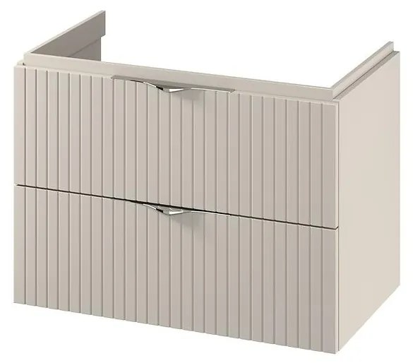 Cersanit S1015-003 - Wisząca szafka łazienkowa pod umywalkę TIRSO 80x45 cm beżowa