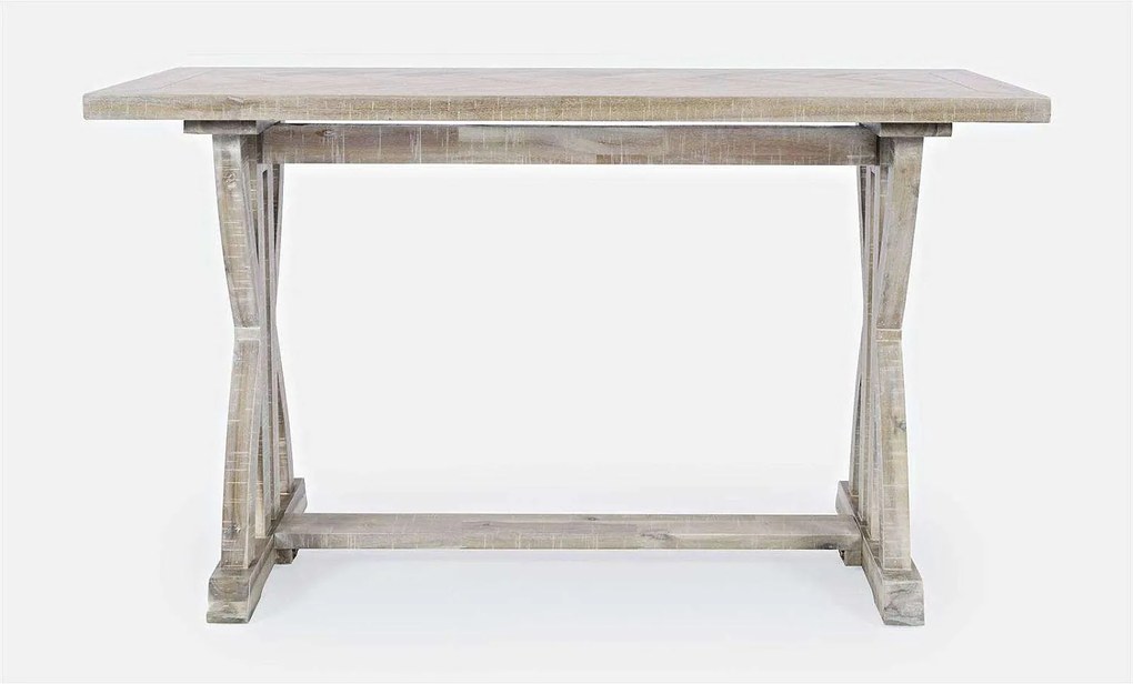 Konsola 132x76x46 cm naturalne jasne drewno Avola AV1934-4