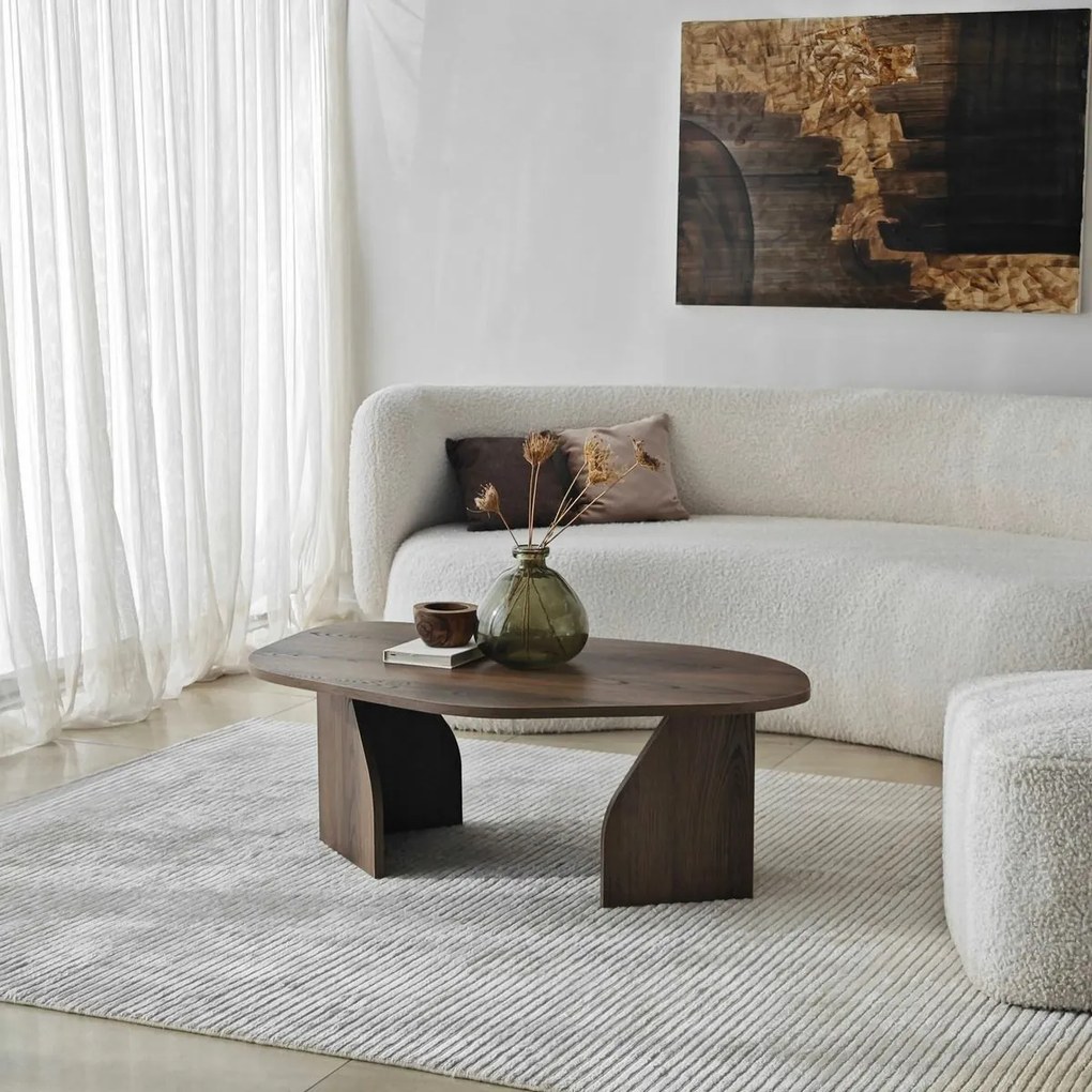 Stolik konferencyjny Rock Walnut