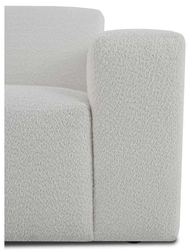 Biała sofa z materiału bouclé 228 cm Roxy – Scandic