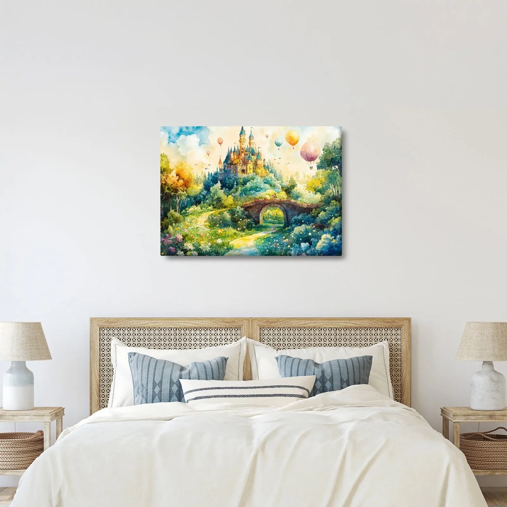 Obraz - Baśniowy zamek (70x50 cm)